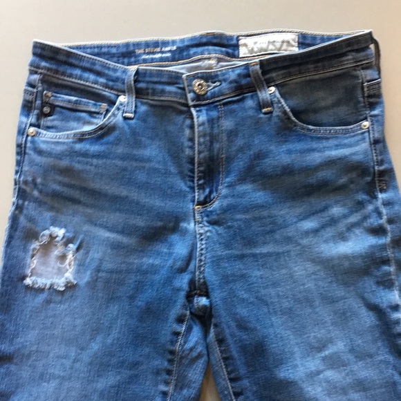 SOLD. AG Anthropologie The Stevie Ankle Jeans - Picture 2 of 9